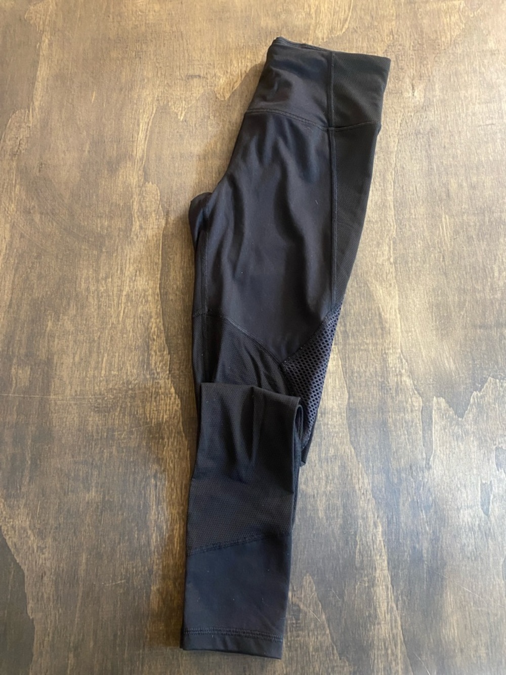 Victoria Secret Black Mesh Panel Leggings